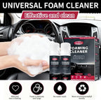 2Pcs Multi-Purpose Foam Cleaner for Car Interior Upholstery Cleaner Foam for Seats,Carpets, Dashboard, Mats, Leather, Vinyl, Quick Remover Stains, Foam Spray for Auto, RV, Home Use(150ml*2)
