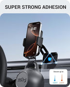 BASENOR Tesla Phone Mount for 2020-2024 Model Y & 2017-2023 Model 3 Screen-Safe Holder with Strong Adhesion, 360° Rotatable Cell Phone Stand, Must-Have Interior Accessories for All Phones