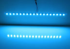 iJDMTOY 18-SMD-5050 LED Strip Light Compatible with Car Trunk Cargo Area or Interior Illumination, Ice Blue