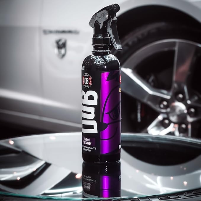 DUB BOYZ Iron Skunk Iron Wheel Cleaner – 16 oz, Color-Changing, Fast-Acting, Safe for All Wheels, Brake Dust and Iron Contaminant Remover (16 Fl Oz) 2 UND