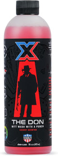 Chem-X The Don: Mitt Wash with a Punch - Cherry-Scented Car Wash Soap for Removing Road Film, Bugs, Grime & Build-Up - 16oz