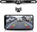 WiFi Car Backup Camera, GreenYi 5G 720P HD Car License Plate Rear/Front View Reverse Camera for iPhone iPad Android Smart Phones Tablets Which Support Double Band WiFi