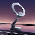 Fits MagSafe Car Mount for Universal Dashboard & Tesla Screen Zinc Alloy Foldable Hands-Free iPhone Car Mount Super Stable Car Mount for iPhone 15 Pro Max 14 13 12&All Phones