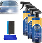 Car Quick-Acting Coating Agent Spray, 120ml Car Nano Hydrophobic Ceramic Coating Kit, Easy-To-Spray Auto Paint Protection For Vehicle Shine & Protection (3PCS)