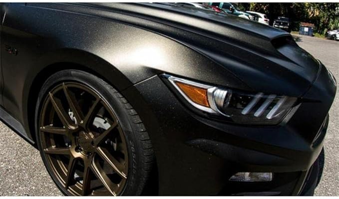 3M Car Wrap Roll 2080 Satin Gold Dust Black | SP242 | (5ft x 8ft (40 Sq/ft)) | Automotive Vinyl Wrap for Cars - Car Interior Wrap & Exterior | w/Free Instawraps Pro Glove