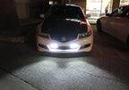 iJDMTOY 7-Inch Universal Fit Clear Lens Xenon White High Power LED Daytime Running Light Bar (DRL) With Brackets, Wirings