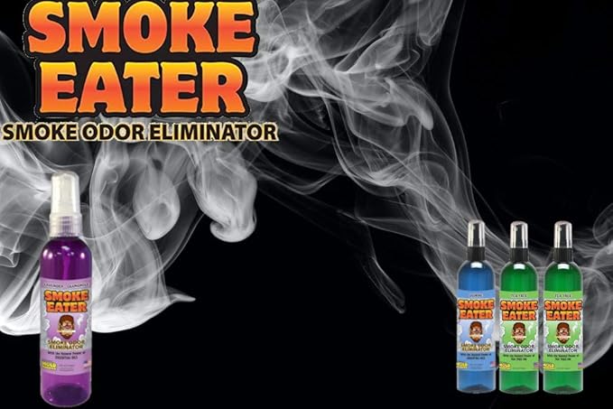 Smoke Eater Odor Eliminator Spray, Jasmine, 4 oz — Tea Tree Oil Breaks Down Smoke at the Molecular Level