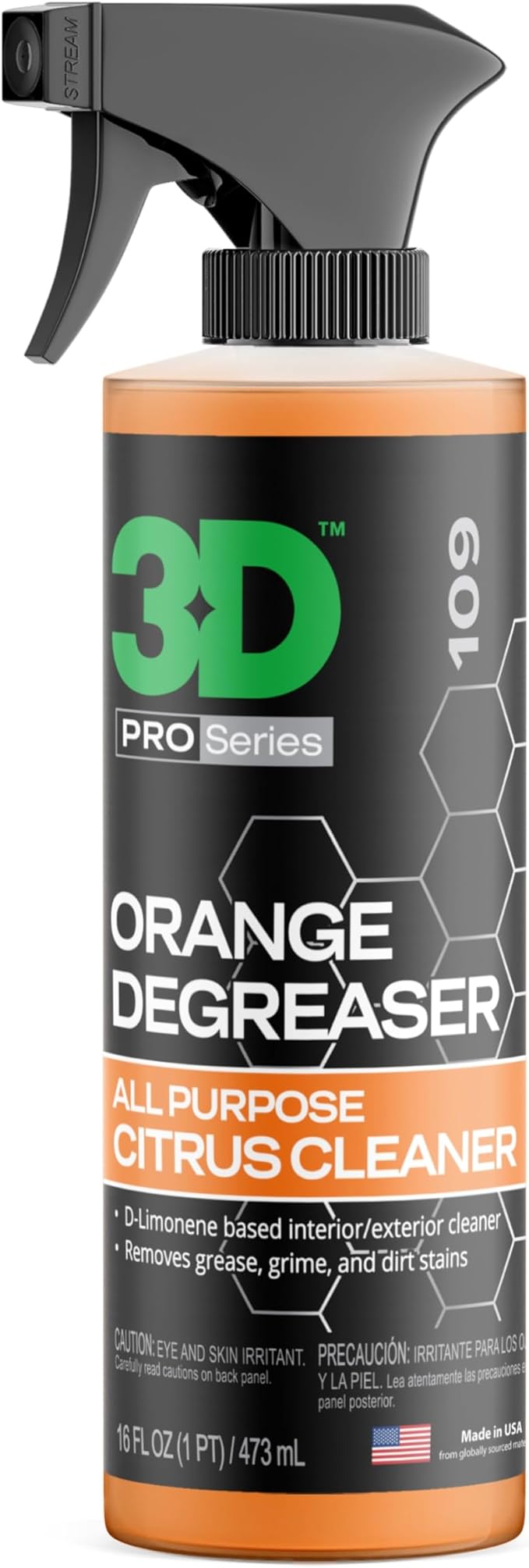 3D Orange Degreaser + Pink Car Soap – Complete Car Wash & Degreasing Kit with Citrus Cleaner & pH-Balanced Soap