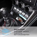 Central Armrest Storage Box Secondary Storage Center Console Organizer Tray Fit for Subaru BRZ 2022-2025 & Fit forToyota GT86 2022-2025, Center Console Storage Box, ABS Console Storage Tray Organizer