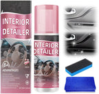 2026 Upgrade Polishing Cleaner Car Interior, Interior Detailer Spray for Cars, Multi Purpose Interior Protectant Spray, Maintenance Polishing Cleaner for Dashboards, Seats, Leather, Plastic (1 Kit)