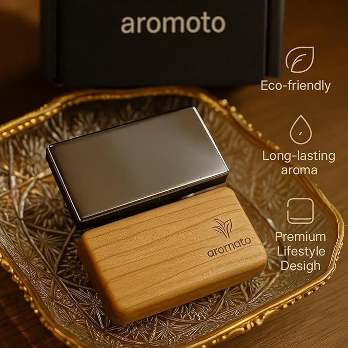 Wooden Car Air Freshener – Premium Natural Scents for Every Drive – Car Odor Eliminator (Pine Wood)