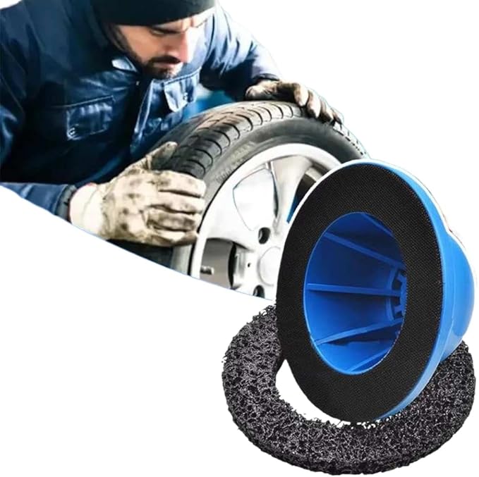 Wheel Hub Grinder Cleaning Rotor Wheel Hub Brush Grinder Rust Grinding Cleaning Rotor Rim for Cordless Air Drill