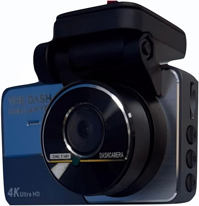 The Dash Cam Lawyer® Dash Shield Pro – 4K + 2K Dual Dash Cam Front & Rear, Attorney-Designed for Accident Evidence, Super Night Vision, Built-in GPS + WiFi, Parking Mode