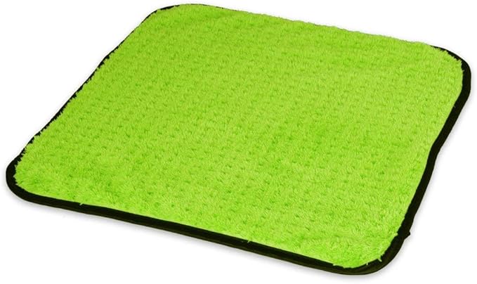 Liquid X Plush Waffle Weave Green Xtreme Microfiber Detailing Towel 16" x 16" Guaranteed Satisfaction (8 Pack)