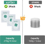 ASFSKY Car Cleaning Gel for Car Interior（Air Vents, Dashboard, Center Console, Cup Holders, Seat Seams, etc.） Removes Dust, and Debris, Reusable, No Residue Cleaner (3, Green)