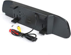 Backup Camera and Monitor Kit, 4.3" Car Vehicle Rearview Mirror Monitor for Car Reverse Camera Waterproof Car Rear View Camera with 9 LED Night Vision (4.3" Backup Camera)