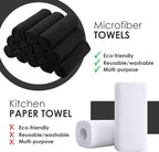 Avalon Towels Microfiber Cleaning Cloths (Value Pack of 48) - Size 16 x 16 Inches, Highly Absorbent Cleaning Rags, Lint Free, Reusable and Washable, Microfiber Towels for Cars