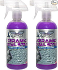 Gliptone Ceramic Detail Spray, Surface Coating, 3 in 1 Detailer, 16 Fl Oz Pack of 2