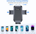 Blukar Car Phone Holder Mount, Super Stable Air Vent Cell Phone Car Mount with 2025 Metal Hook Clip, 360° Rotation,One Button Release for iPhone, Galaxy, Google, and All Other Smartphones