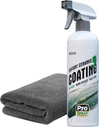 Instant Ceramic Coating Spray -Hydrophobic Nano Sealant, High Gloss Car Shine, Water-Based Safe Formula for Automotive Paint Protection