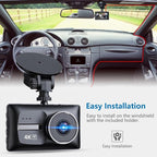 X18 4K Dual Dash Cam Front and Rear, Free 64GB Card Support 256G Max, 5.8G WiFi - up to 20MB/s Fastest Download Speed with App, 4K 2160P/FHD Dash Camera, 3" IPS, G-Sensor,24H Parking Mode