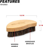 Maxshine Universal Ergonomic Interior Detailing Brush | Soft Horsehair & PP Bristles | Durable Car Cleaning Brush for Leather Seats, Upholstery, Dashboards & Interior Fabric Surfaces