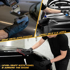 Apex 7 Year Graphene Ceramic Coating 10H with 2 Applicators 60mL - Durable Paint Protection Up to 7 Years - Applies Easily - Hydrophobic Graphene Ceramic for Ultra Gloss - Great on Paint/Glass/Wheels