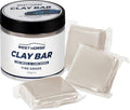 Light Clay Bars Auto Detailing, Clay Bar for Cars Paint Protective Film, Paint Surface, Plastic and Metal Detailing(3x100g,White,Light)