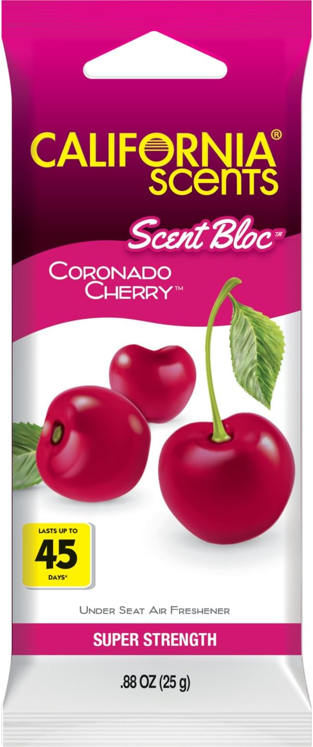 California Scents Power Bloc Car Air Freshener, Coronado Cherry Scent