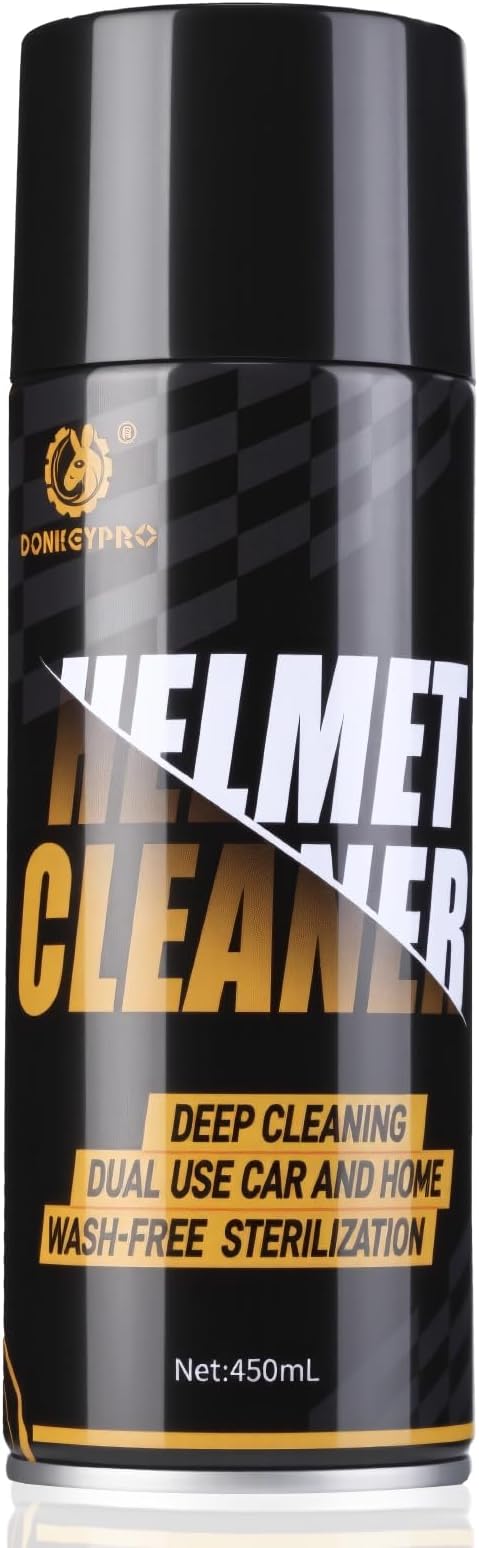 DONKEYPRO Car Interior Foam Cleaner - 2026 New Powerful Multi-Purpose Foaming Spray for Seats, Leather, Helmet Care, Fabric, Upholstery & Carpet - Deep Cleaning Magic Foam for Car & House 450ML