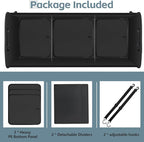 Car Trunk Organizer,Heavy Duty Collapsible 95 L Capacity Car Trunk Storage Organizer,Multi-Compartment Pockets, Adjustable Straps - Ideal for Travel, Camping, Shopping,Perfect for SUV, Truck, Sedan