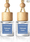 HoogaLife Car Air Freshener Diffuser 2 Pack Hanging Air Freshener Diffuser - VoIeano Lava Fragrance Oil Air D iffuser for Car, 45+ days Long Lasting Fragrance Made in USA (V53)