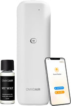 Waterless Wall Plug in Diffuser - Coverage 700 Sq.FT - Nanotechnology Plug in Scent Diffuser for Essential Oils- for Hotel and Home or Office - Smart Bluetooth APP Operation(White)