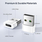 Basesailor for Apple Watch 11 Charger Adapter 3Pack,USB to USB C Converter Type C to USBA Charger Cable USBC Cord Block for iPhone 17 17e Air 16 15 Pro Max,Airpods Pro 3,iPad mini,Samsung Galaxy S26