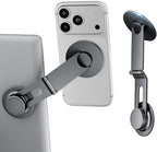 CloudValley Tesla Model 3/Y Phone Mount, Magnetic Car Metal Holder with Strong Magnet Power,【Foldable & Extendable Hidden Design】Tesla Screen Stand for 3/Y/S/X/Cybertruck, Designed for MagSafe iPhone
