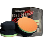 2 Pcs Hand Clay Bar Pad for Car Detailing, Synthetic Decontamination Clay Pad for Cleaning, Removing Paint Contaminant, and Creating a Smooth Surface, Sponge Absorbs Water and Soap