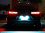iJDMTOY Ice Blue Full LED License Plate Light Kit Compatible With Chevrolet 2014-24 Camaro, 2013-15 Malibu, 2011-15 Volt, 2016-up Cruze, 18-SMD Aqua LED & Can-bus Error Free