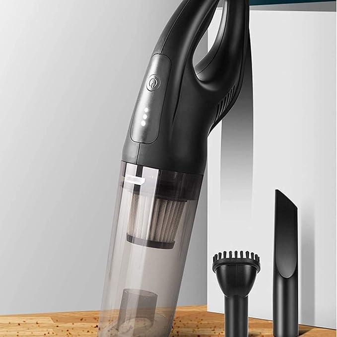 Portable Car Vacuum Cleaner, Handheld Portable Vacuum Cleaner for Car, 5000PA High Power Handheld Vacuum Cleaner, Suction Vacuum with Wet or Dry Auto Accessories Kit for Car Interior Detailing