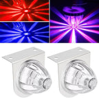 2PCS Dual Revolution LED Watermelon Lights with Bracket, Semi Truck Marker Lights with 3 Color Modes, Super Bright Star Watermelon LED Lights, Universal Underglow Lights for Trucks (Red and Blue)