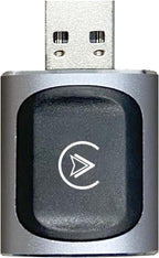 AuroraLink JC015 Wireless CarPlay & Android Auto Adapter - 2-in-1 Plug and Play Mini Dongle, Stable & No Delay Wireless USB Adapter for iPhone/Android Cars, with Dual-Band WiFi & Bluetooth 5.2