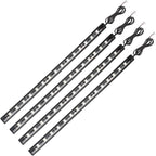 YM E-Bright White Golf Cart Lights Car Underglow Led Strip Lights for Marine Boat Deck Motorcycles Kayak Interior Exterior 5050 Chipset 15SMD Waterproof IP67 DC 12V(Pack of 4)