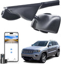 Mangoal Front 4K & Rear 1080p Dash Cam Custom Fit for Jeep Grand Cherokee 2016 2017 2018 2019 2020 2021, WK 2022 (Model C), Laredo Laredo X Overland Summit Trackhawk, OEM Look, WiFi & App,128GB Card