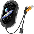 Wireless Android Auto & CarPlay Adapter, Plug and Play, No Lag, USB Type-A & C Support with Charging Port, Mini 3 in 1 Wireless Adapter Compatible with Cars with Wired CarPlay/Android Auto