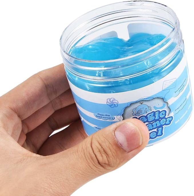 SenseYo 2 Pack Car Cleaning Gel Putty Slime, Car Interior Cleaner Detailing Tools for Notebook Keyboard Camera