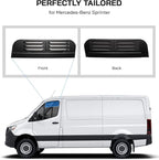Aluminum Front Door Window Vents (Pair) for Mercedes Sprinter Van 2007-2026, Bug Barrier, Let Breeze in, Sprinter Vanlife Essential Accessories