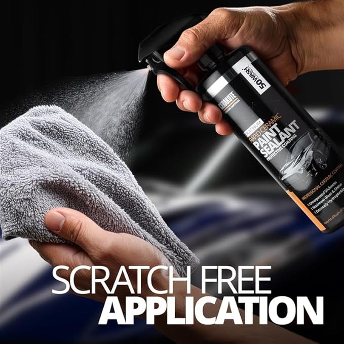 CERAKOTE Microfiber Towels (24 Pack) - Cleaning and Application Towels Durable Microfiber Material - 300 GSM Lint-Free Towel - Ideal for Cars, Home, Shop and Office Cleaning