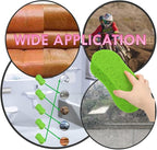 Large Soft Touch Coral Sponges, 5pack，Non-Scratch, High Foam, for Ultimate Washing Car, Bike, Boat or Household Cleaning Needs (Green)