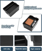 Ruiya For Lexus TX Center Console Organizer for Lexus TX 350 Accessories Double Layer Armrest & Dash Storage Tray Compatible with 2024 2025 2026 Lexus TX (TX350/TX500h+/TX550h)(3Packs)
