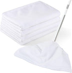 4 Pack Extra Large Microfiber Cleaning Cloths 20"x30", Lint-Free Reusable Towels for Home, Glass, Windows, Office, Kitchen, Bathroom – White