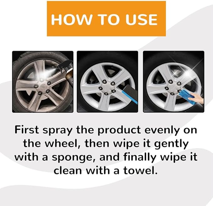 Wheelblaze Wheel Cleaner,2026 New Brake Buster Wheel Cleaner,Wheel Blaze Versatile and Powerful Rust Converter,Turn Filthy Wheels into Instant Shine and Lasting Protection